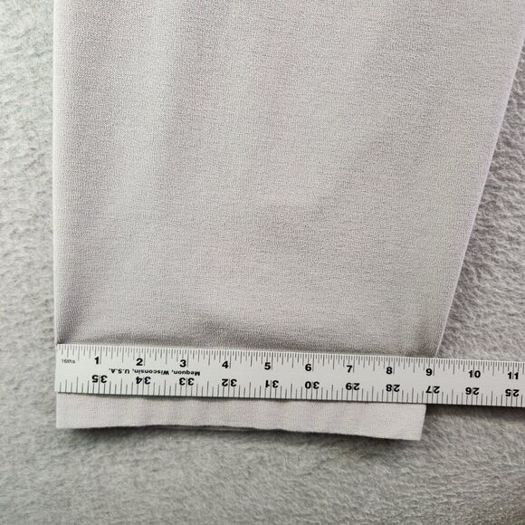 Eileen Fisher Pants Womens XL Gray Stretch Crepe Straight Career Office Work - Picture 13 of 15